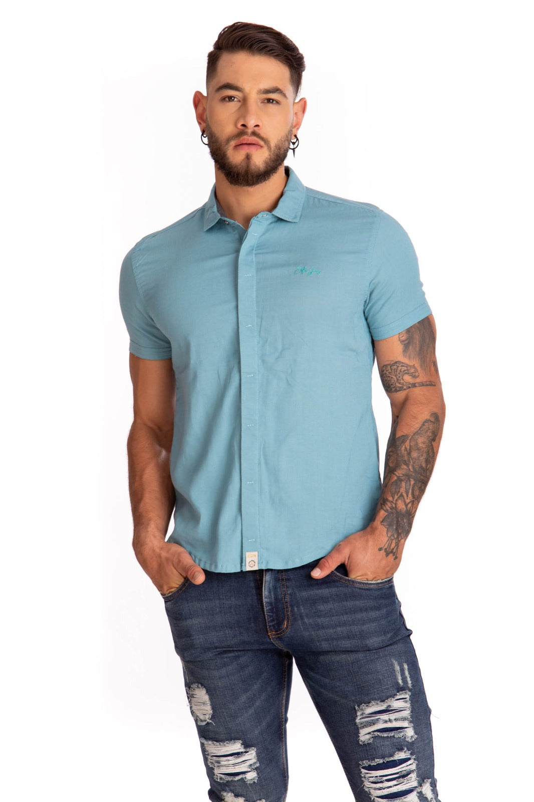 CAMISA HOMBRE MANGA CORTA PETRA – Eden Jeans