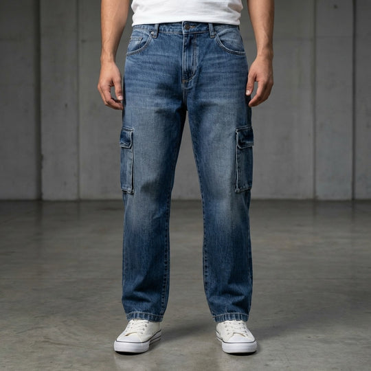 JEAN B 59  TIPO CARGO SILUETA BAGGY